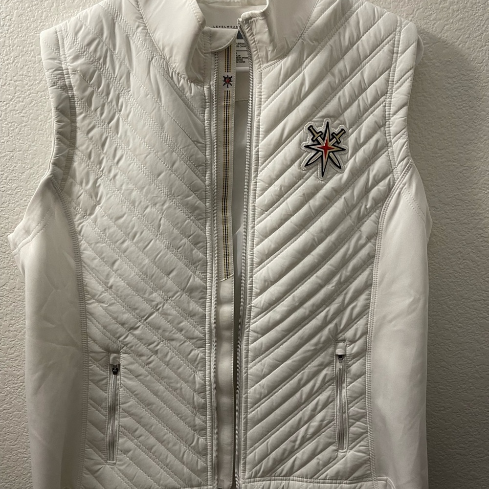 White Vegas Golden Knights Vest -New without tags
